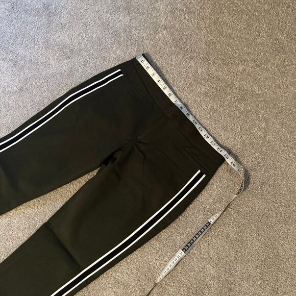 Banana Republic Sloan Olive Green Side Stripe Ankle Pants Size 2 (30x28) EUC - Picture 10 of 14